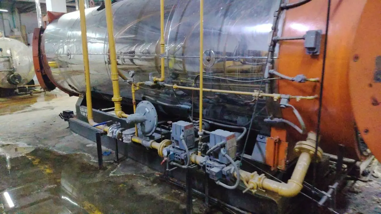 Tren de gas con regulador y válvulas de seguridad