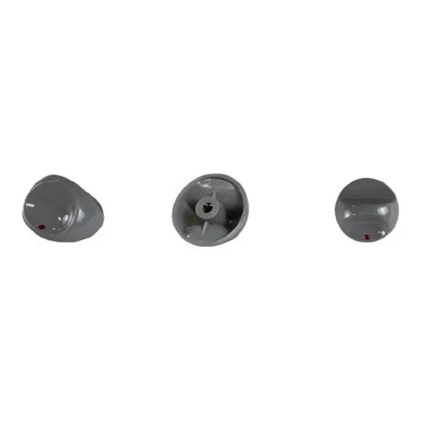 Perilla cocina AT RG 802 24mm PC Copreci punto rojo ″gris″ Abba