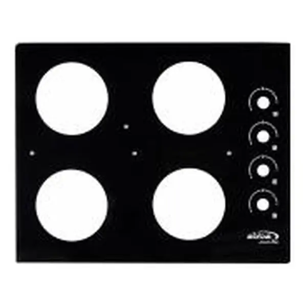 Vidrio mesa cubierta em 20″ 4D 600x480x6mm Abba negro