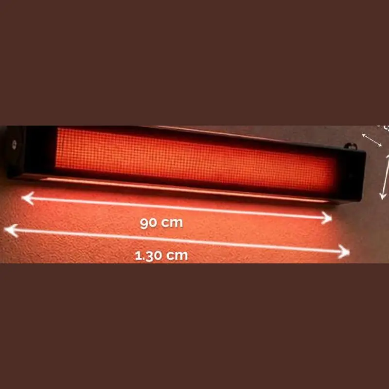 Pantalla de calor infrarroja CLASIC 2.200 W
