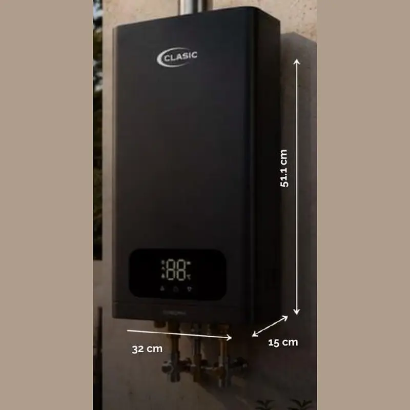 Calentador de paso CLASIC 10 L tiro forzado